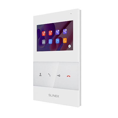 картинка Slinex SQ-04M цвет белый. 4" Цветной домофон c программной детекцией движения от компании Intant